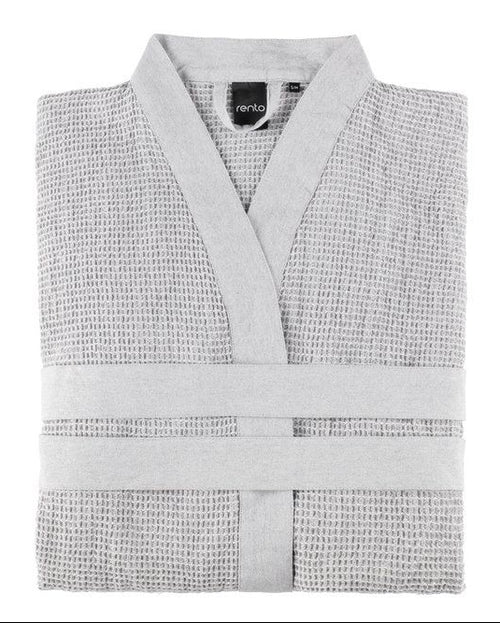 Rento Kenno unisex sauna badjas lichtgrijs - S/M