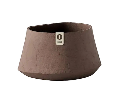 SUNS Rondello pot 74 x 45 cm - Ash brown