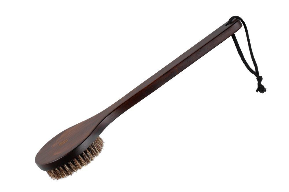 Rento bad borstel 37 x 10,5 cm - donker bamboe