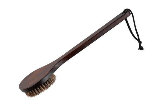 Rento bad borstel 37 x 10,5 cm - donker bamboe