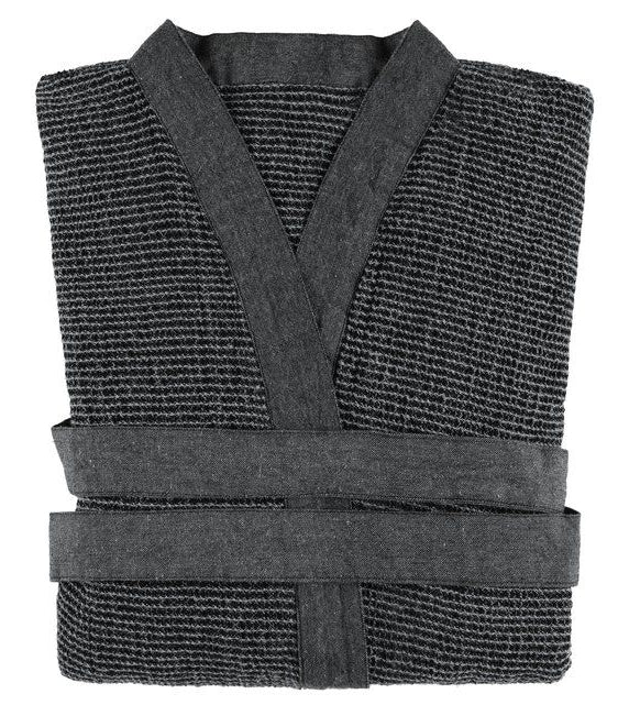Rento Kenno unisex sauna badjas donkergrijs - L/XL