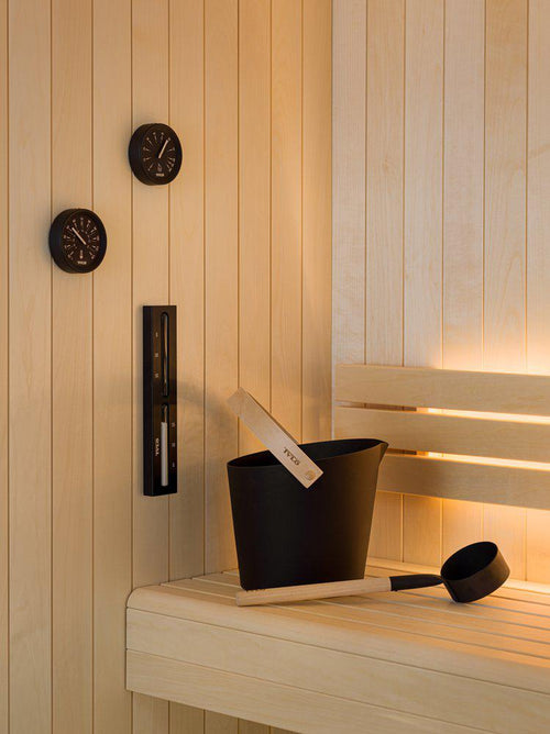 Tylö Brilliant design sauna thermometer - zwart