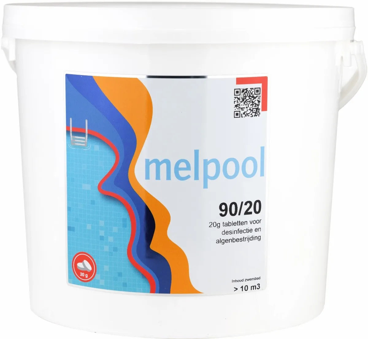 Melpool kleine chloortabletten 90 (20 gram) - 5 kg