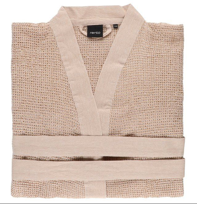 Rento Kenno unisex sauna badjas beige - S/M