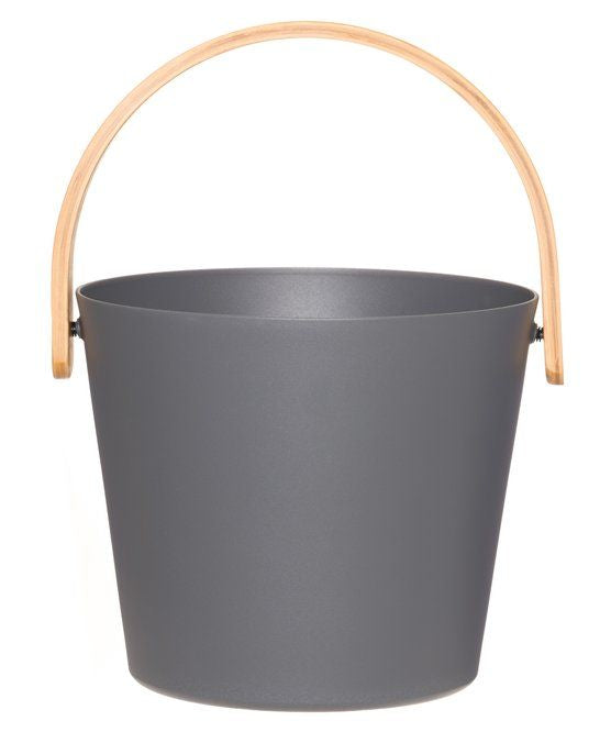 Rento aluminium sauna emmer (5 liter) met handvat - Grijs