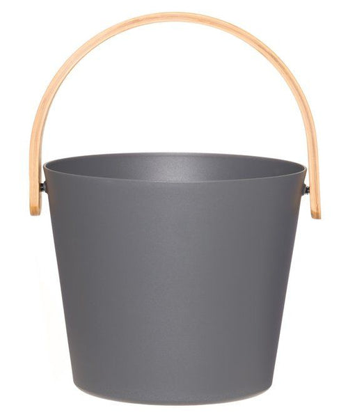 Rento aluminium sauna emmer (5 liter) met handvat - Grijs