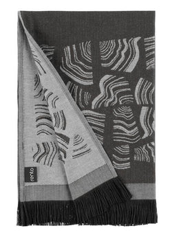 Rento Pino sauna handdoek 50 x 70 cm - zwart