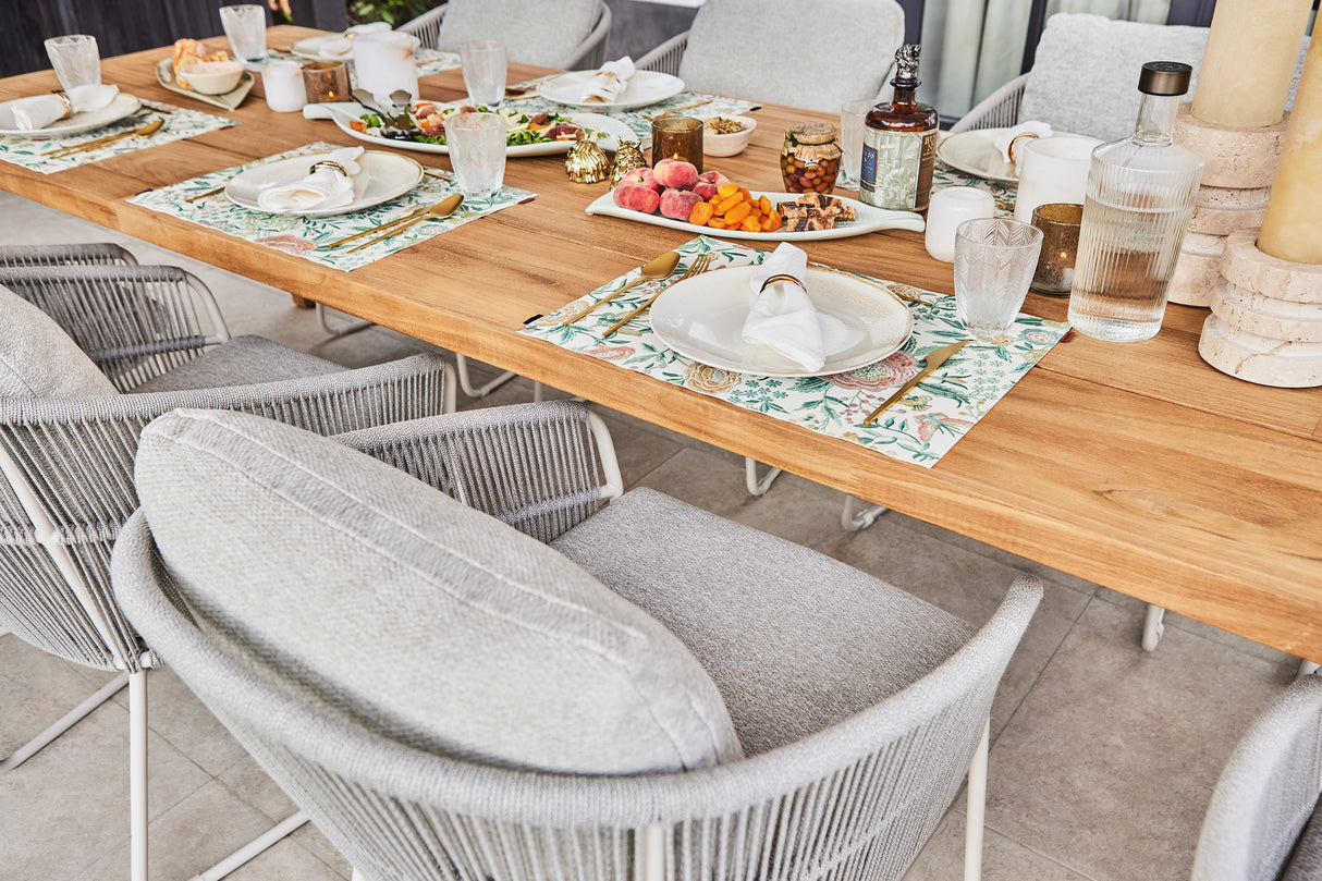 SUNS Noli dining chair - Natural gravel / Camel sand