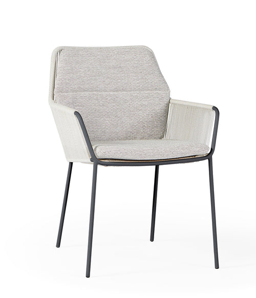 SUNS Punta dining chair - Camel sand / natrual mixed weave