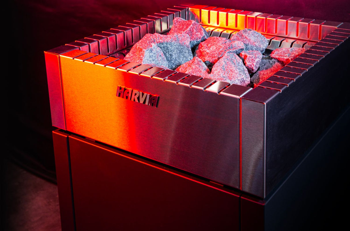 Harvia Qube QR90E saunakachel 9 kW (externe besturing)