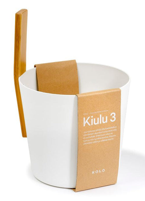 KOLO Kiulu 3 aluminium sauna emmer - wit