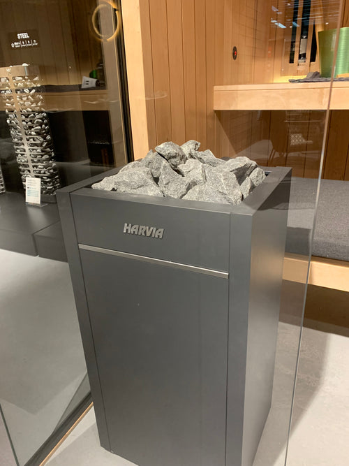 Rhodos maatwerk binnensauna 220 x 200 x 221 cm - elzenhout