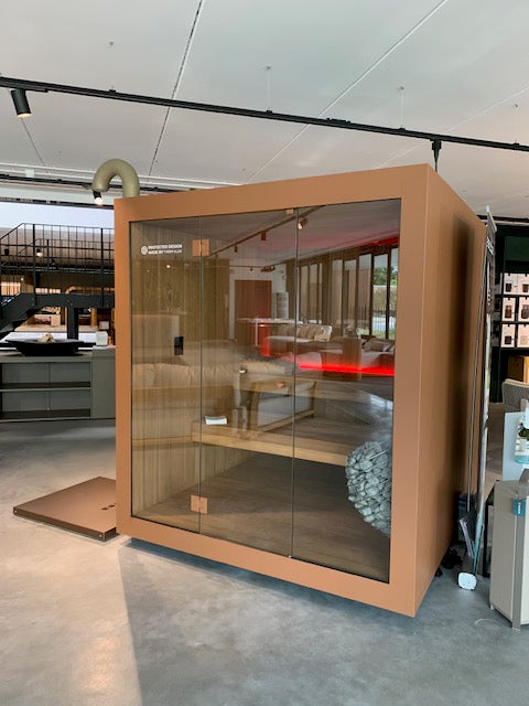 Thermalux Kuubi mix buitensauna - 190 × 214 × 217 cm