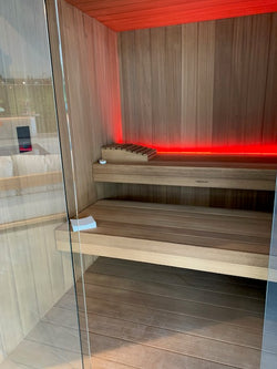 Thermalux Kuubi mix buitensauna - 190 × 214 × 217 cm