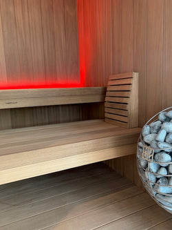 Thermalux Kuubi mix buitensauna - 190 × 214 × 217 cm