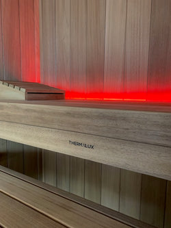 Thermalux Kuubi mix buitensauna - 190 × 214 × 217 cm