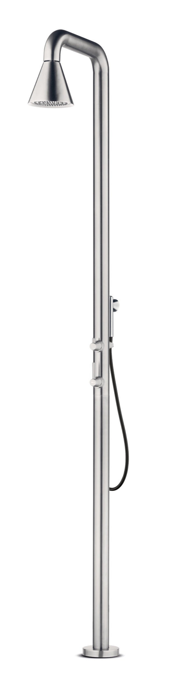 Jee-O Cone 02 buitendouche - geborsteld RVS
