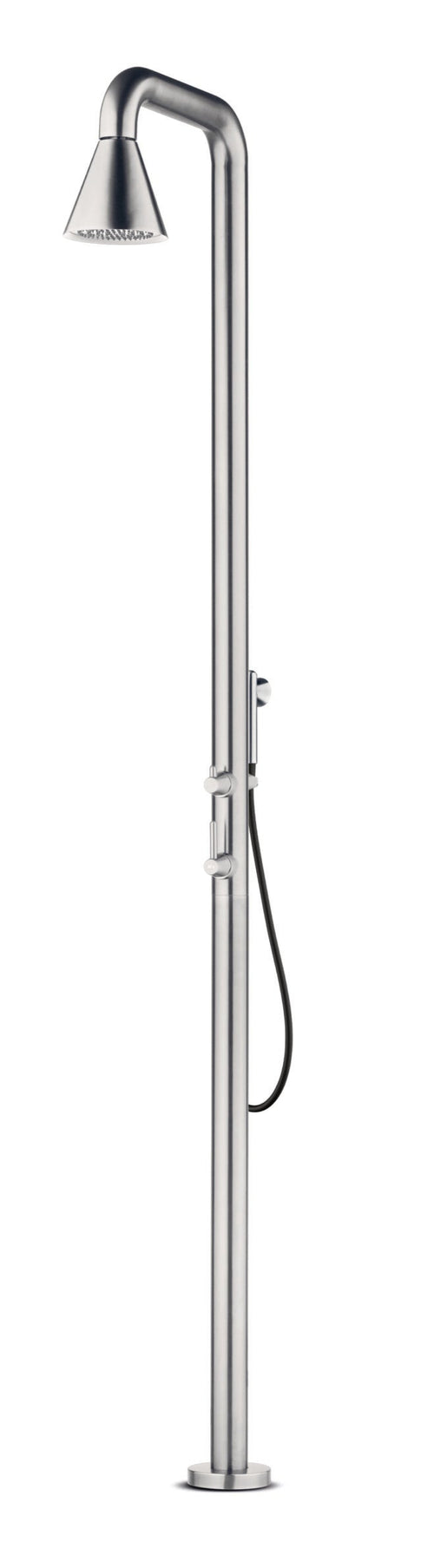 Jee-O Cone 02 buitendouche - geborsteld RVS