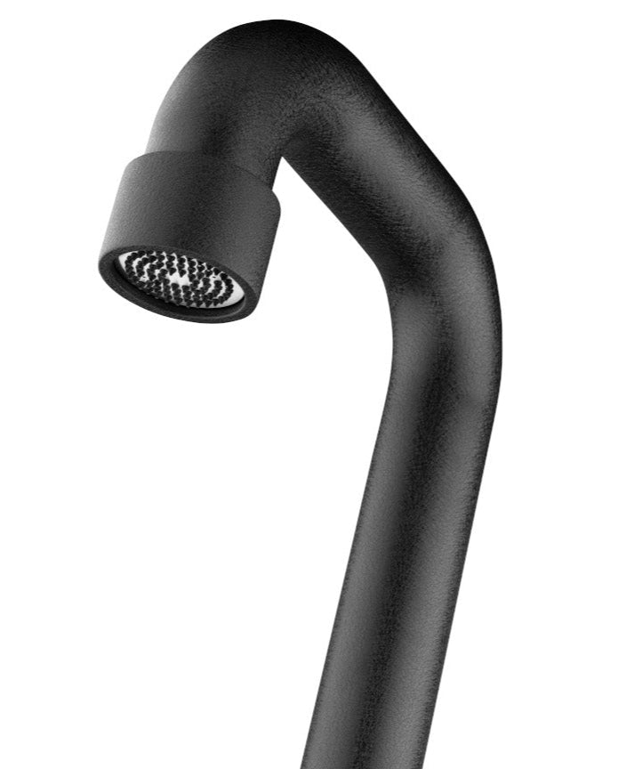 Jee-O Soho 01 buitendouche - hammercoated zwart RVS