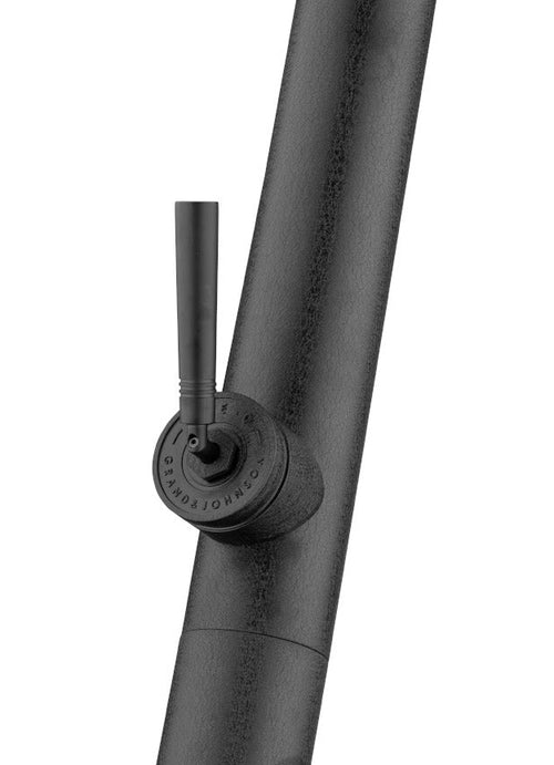 Jee-O Soho 01 buitendouche - hammercoated zwart RVS