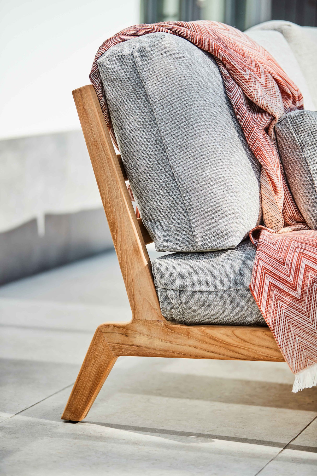 SUNS Termoli 2,5-zits sofa zonder armleuningen - Natrual gravel