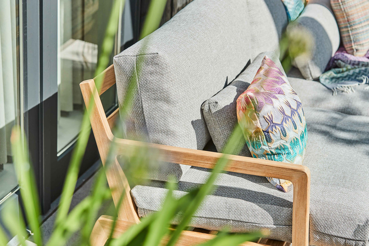 SUNS Termoli 2,5-zits sofa met armleuningen - Natrual gravel