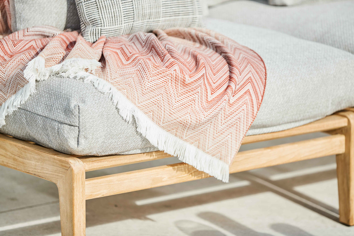 SUNS Termoli 2,5-zits sofa zonder armleuningen - Natrual gravel