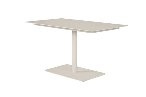 SUNS Nova dining table Ø 150 cm - Sintered stone taupe blad / Matt royal grey frame