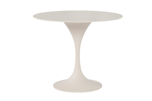 SUNS Nova dining table Ø 150 cm - Sintered stone taupe blad / Matt royal grey frame