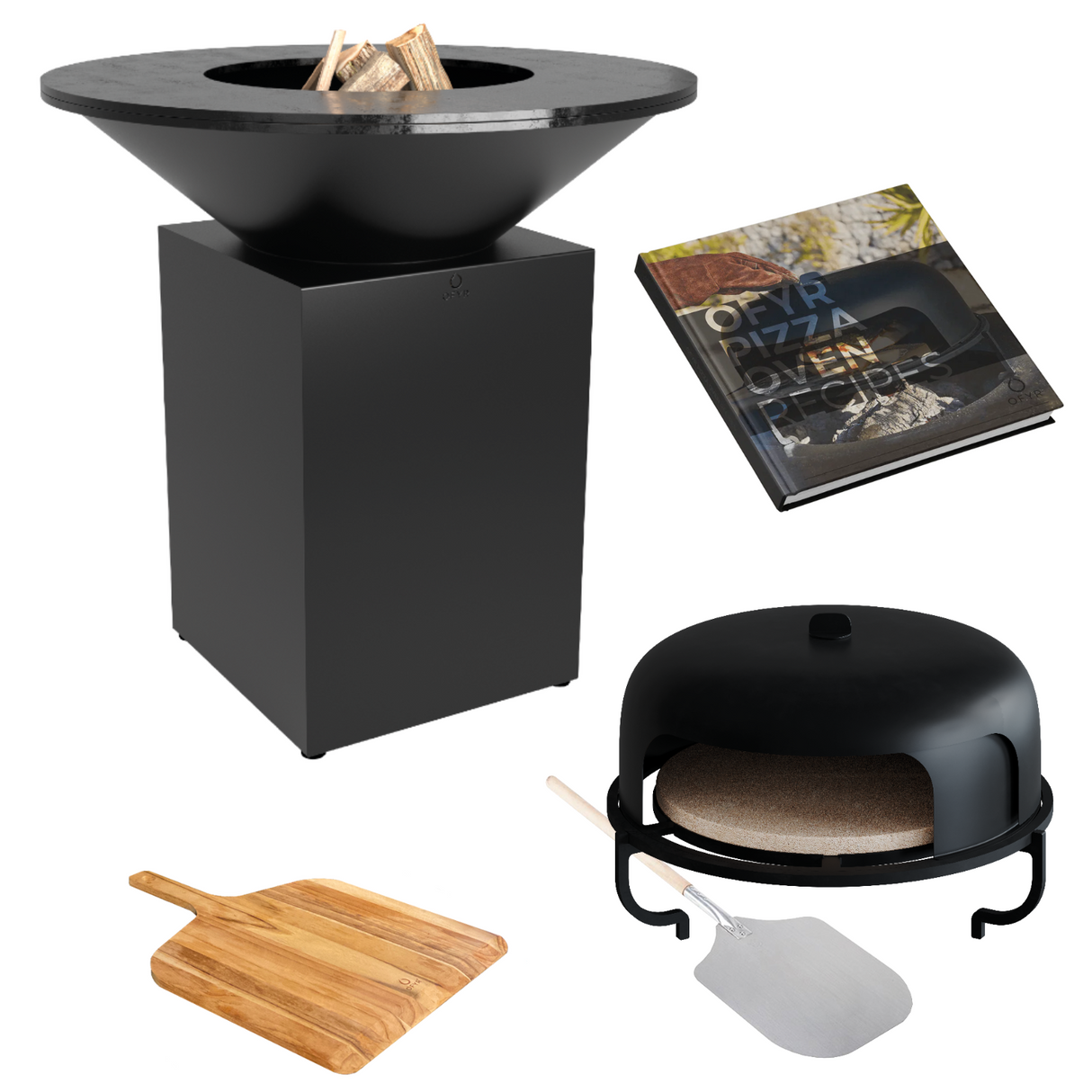 OFYR Classic 100 Black Pizza set
