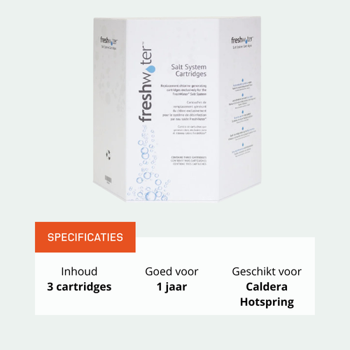 Caldera Fresh Water zout cartridges (3 stuks)