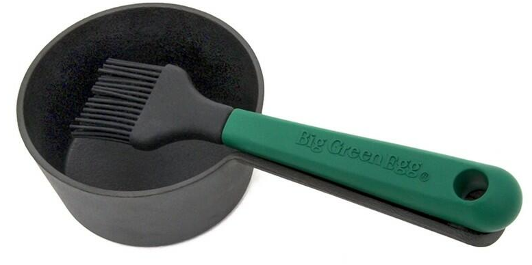 Big Green Egg Gietijzeren steelpan (met braadkwast)