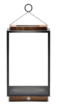 SUNS Coco XL tuinlantaarn – teakhout/matt royal grey
