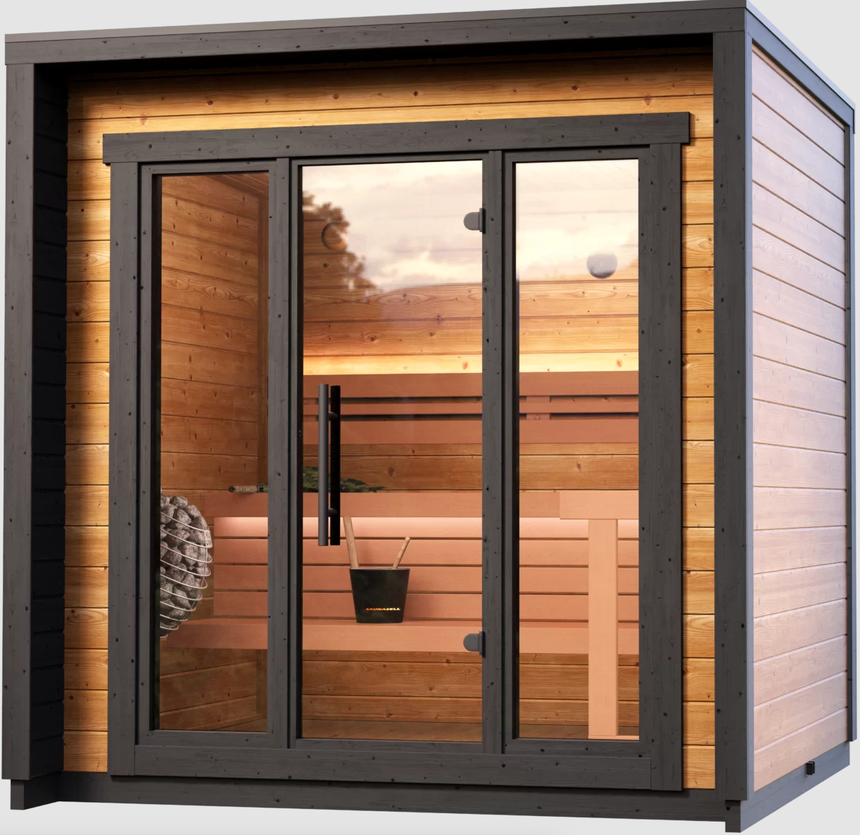 Patio XS Thermowood buitensauna kopen? - Rhodos-shop.nl