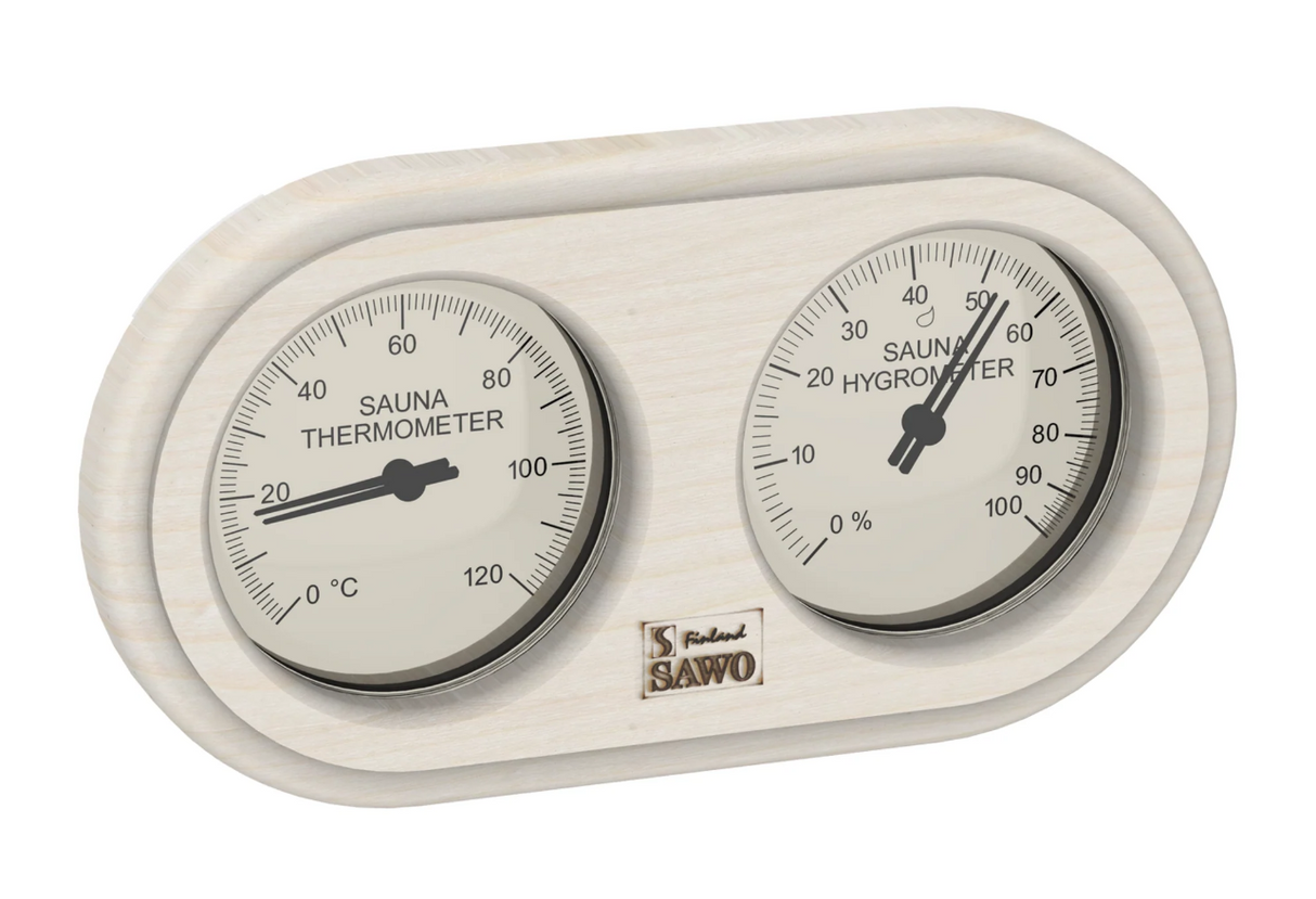 Ovale sauna thermo-hygrometer - Espen