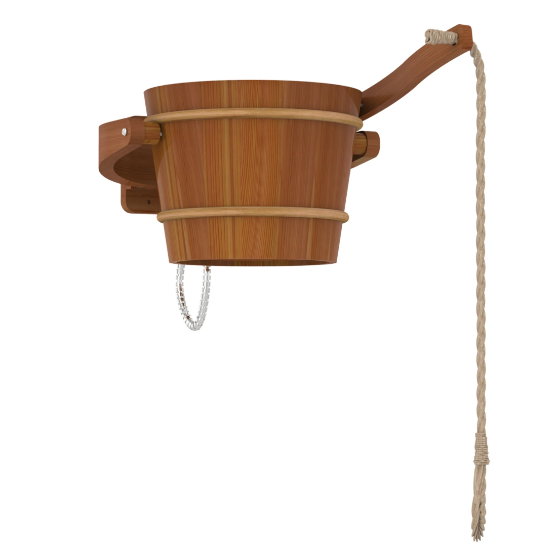 Houten stortemmer (18 liter) - Ceder