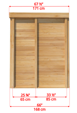 Pure Cube Indoor Sauna 173 x 173 cm
