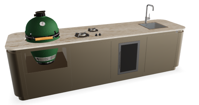 Roostr Wave Cuatro buitenkeuken