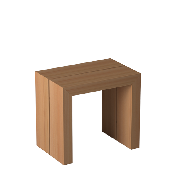 Houten saunabank Siro klein - Ceder