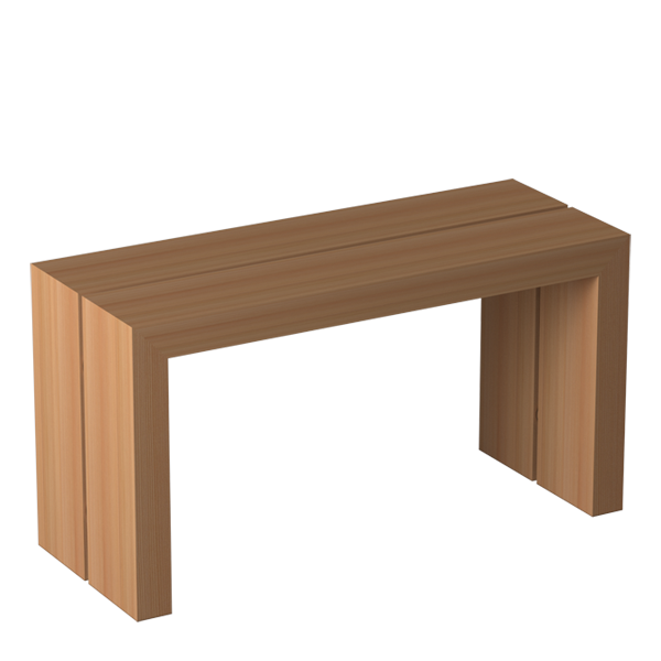 Houten saunabank Siro groot - Ceder