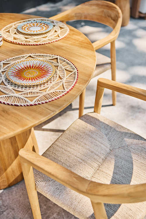 SUNS Dining set met Sorolo tafel en Pemba stoelen