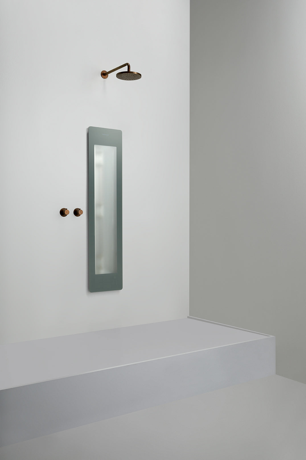 Sunshower One M Organic Grey inbouw/opbouw (infrarood)
