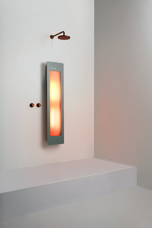 Sunshower Plus M Organic Grey inbouw/opbouw (infrarood/UV-licht)