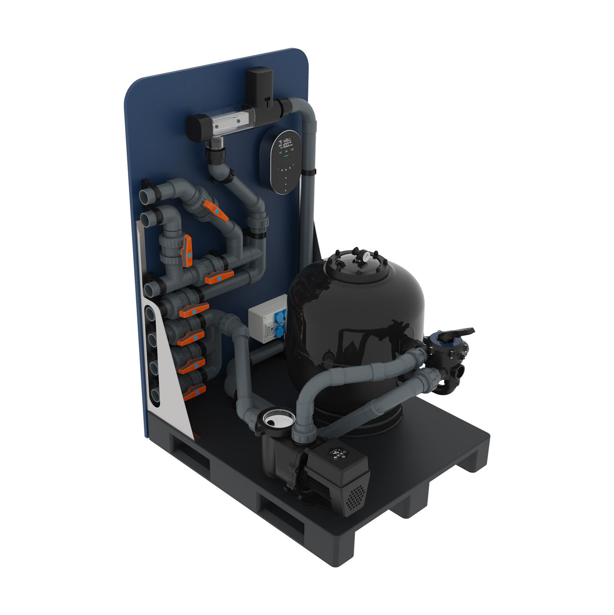 Aquaforte zandfilter VS PRO LS100 filterpallet tot 100 m3
