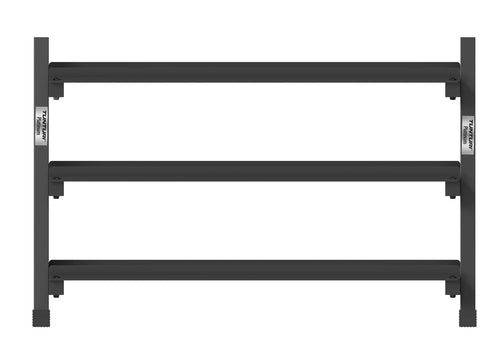 Tunturi Platinum Hex Rubber Dumbbell 2,5 - 20 kg set met Dumbbell Rek