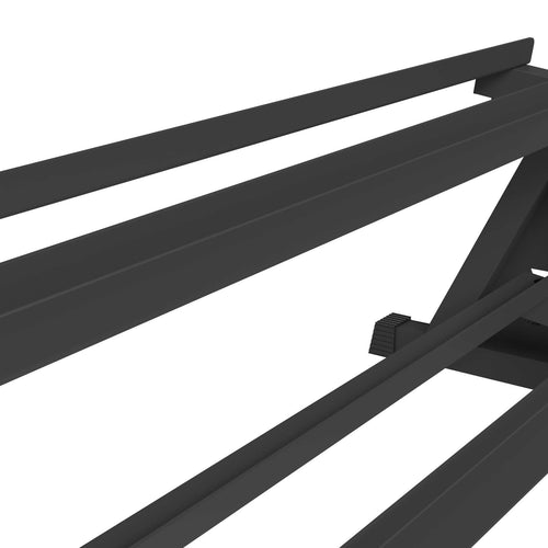 Tunturi Platinum Hex Rubber Dumbbell 2,5 - 30 kg set met Dumbbell Rek