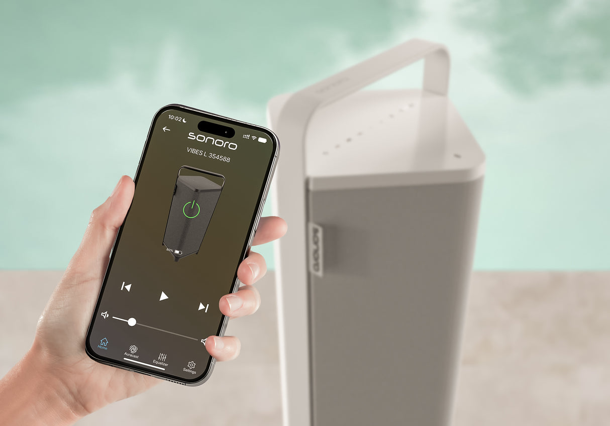 Sonoro Vibes L draadloze speaker (Bluetooth) - wit