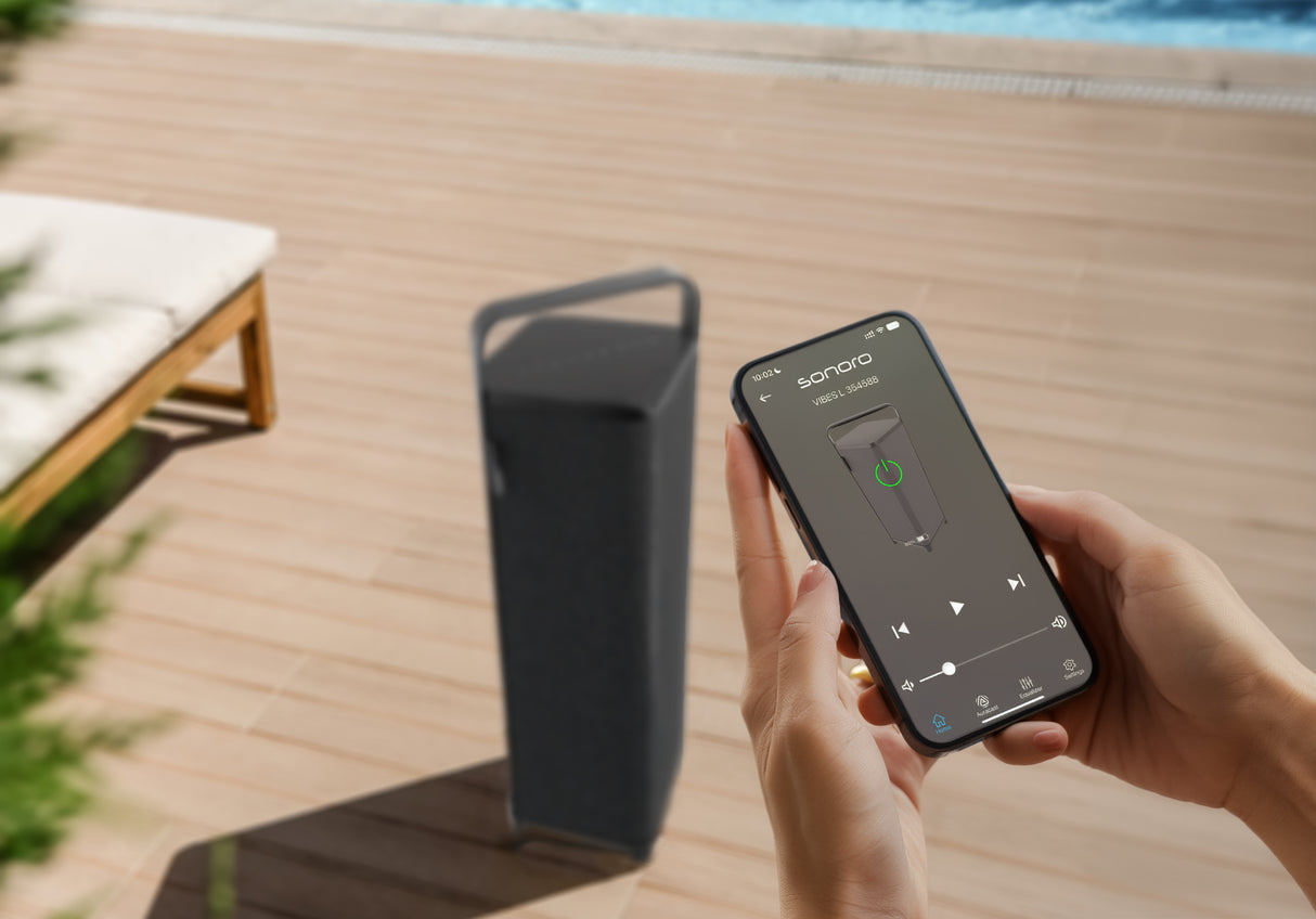 Sonoro Vibes L draadloze speaker (Bluetooth) - zwart