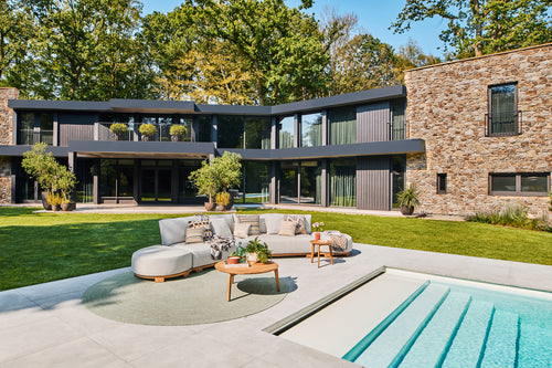 SUNS Vento hocker met 30 graden hoek links