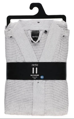 Rento Kenno unisex sauna badjas lichtgrijs - L/XL